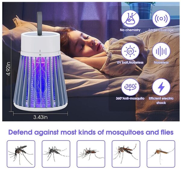 VIKY USB Mosquito Trap Lamp - Image 4