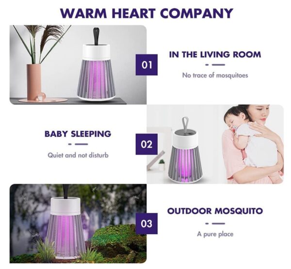 VIKY USB Mosquito Trap Lamp - Image 6