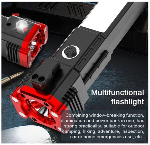 Multiple Purpose LED Rechargeable Torch Flashlight - Image 5