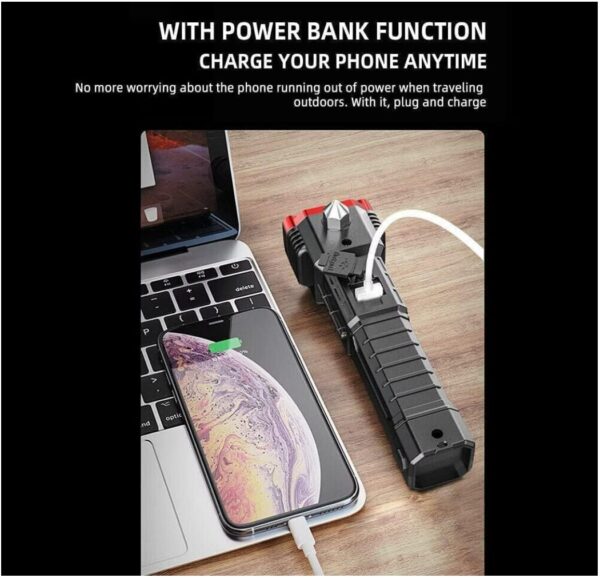 Multiple Purpose LED Rechargeable Torch Flashlight - Image 7