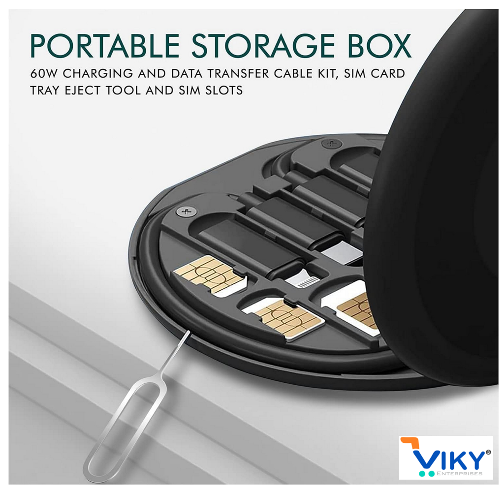 VIKY All in One Travel Data Cable Set - Image 2