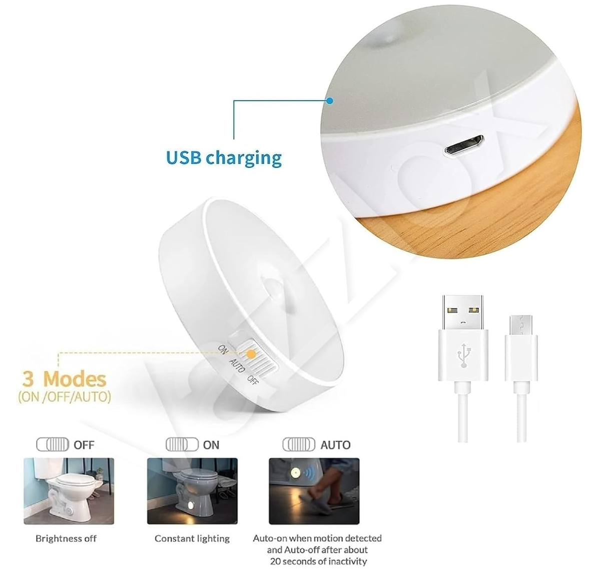 VIKY Motion Sensor Wireless LED Light - Image 2