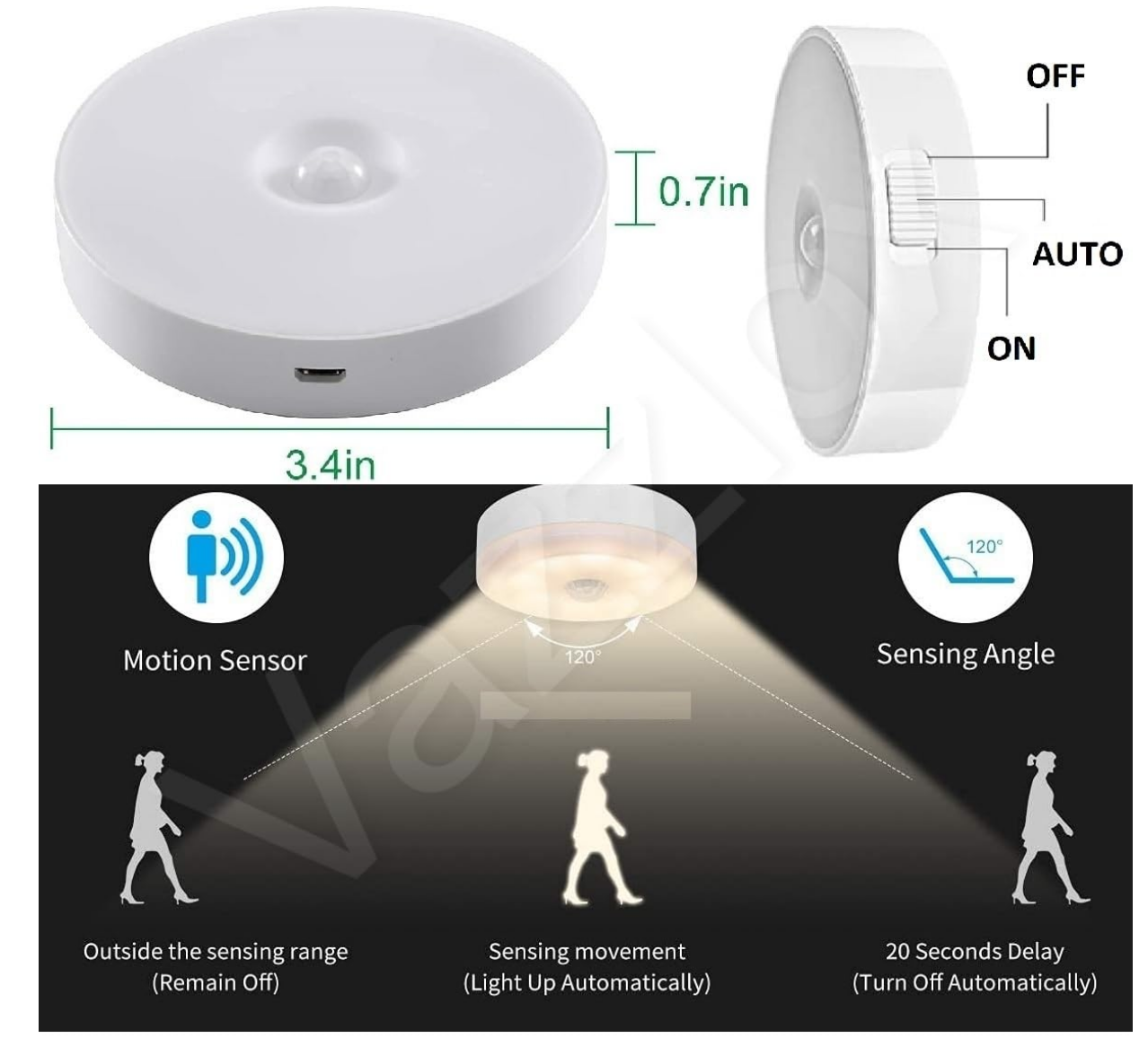 VIKY Motion Sensor Wireless LED Light - Image 8