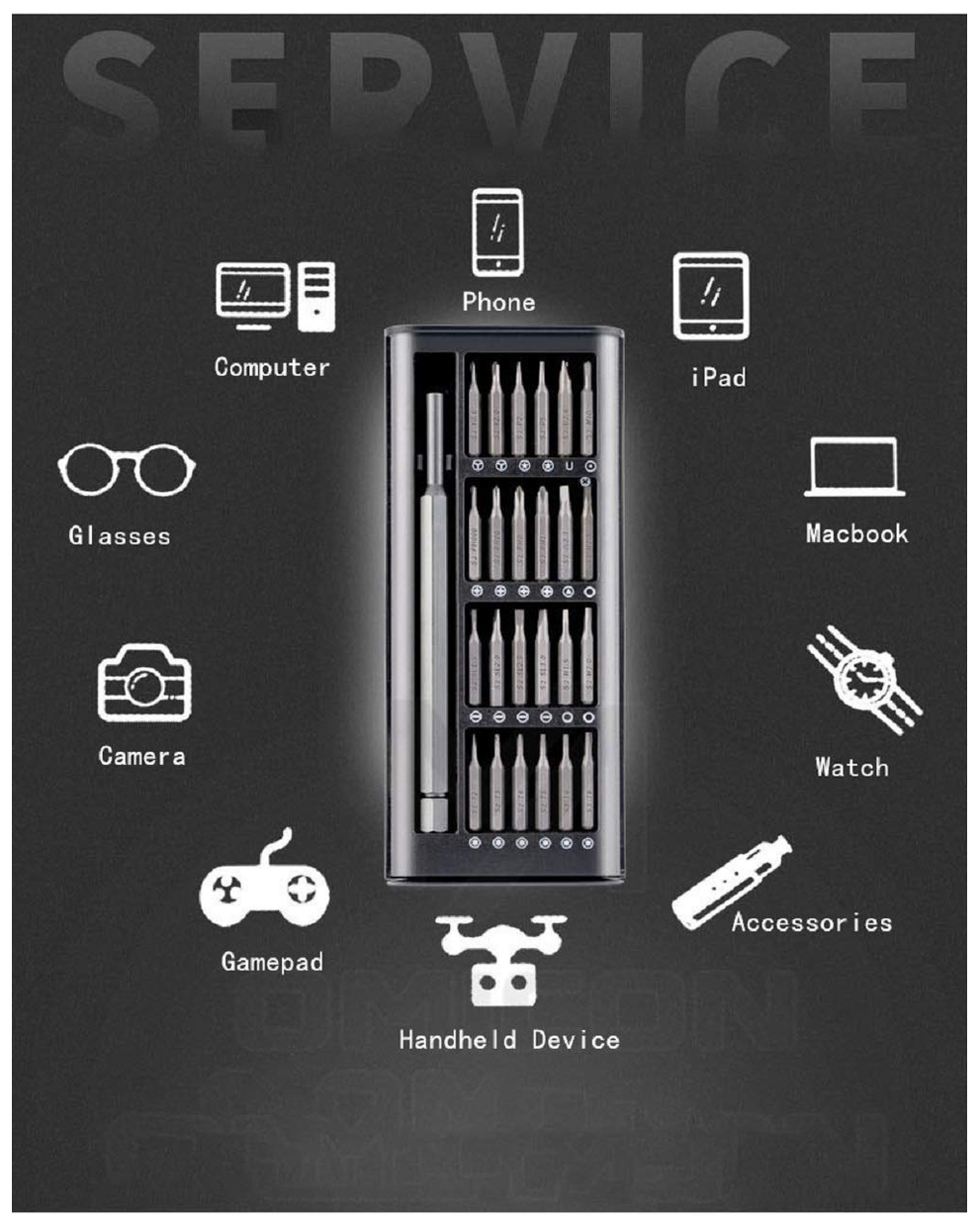 VIKY 24 Pieces Precision Screwdriver Set - Image 3